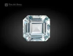 Eye clean asscher cut aquamarine gemstone 3.55 carat natural untreated Pakistan