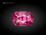 1.60 ct cushion cut rhodolite garnet gemstone with raspberry color from Africa