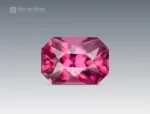 1.60 ct cushion cut rhodolite garnet gemstone with raspberry color from Africa