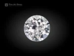 Round cut natural quartz gemstone 3.15 carat, white color, untreated, Pakistan