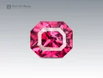 1.15 ct fancy cut rhodolite garnet gemstone with hot pink color from Africa