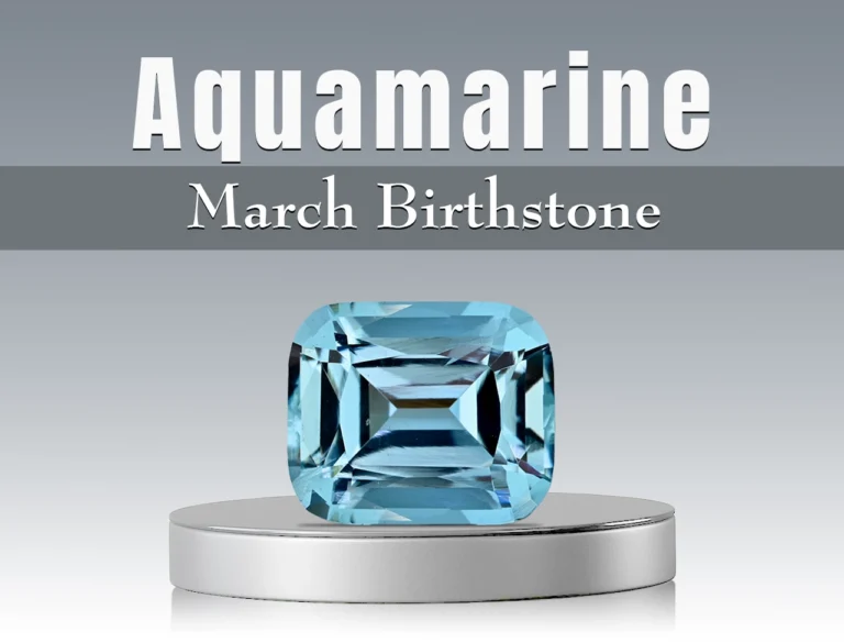 March Birthstones Aquamarine and Bloodstone – Calm Blue Gem and Courage Stone