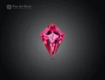 kite cut rhodolite garnet 0.90 ct pink gemstone from Africa