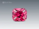1.15 carat cushion cut hot-pink rhodolite garnet from Africa