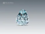 Light blue drop cut aquamarine gemstone with fine clarity from Pakistan
