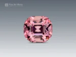 Eye-clean pink cushion-cut tourmaline gemstone weighing 5.40 carats from Afghanistan