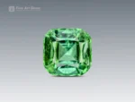 1.80 carat cushion-cut green Tourmaline gemstone from Afghanistan