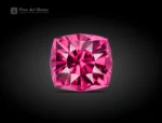 0.95 carat cushion-cut raspberry pink Rhodolite Garnet from Africa
