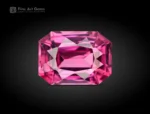 0.90 carat cushion-cut raspberry pink Rhodolite Garnet gemstone from Africa