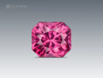 0.85 carat fancy-cut hot pink Rhodolite Garnet gemstone from Africa
