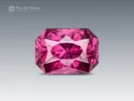 0.95 carat cushion cut raspberry pink rhodolite garnet from Africa