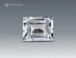 1.50 carat emerald cut aquamarine gemstone from Pakistan