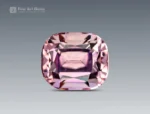 1.70 carat cushion cut pink tourmaline gemstone from Afghanistan