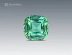 Cushion cut green tourmaline gemstone from Afghanistan, 1.70 carats, untreated