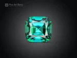 113.7 carat lot of 15 cushion cut tourmalines in blue indicolite to green colors from Afghanistan
