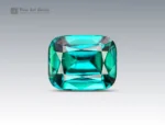 113.7 carat lot of 15 cushion cut tourmalines in blue indicolite to green colors from Afghanistan