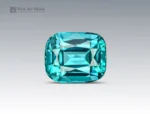 113.7 carat lot of 15 cushion cut tourmalines in blue indicolite to green colors from Afghanistan