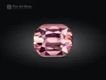 2.25 carat cushion cut pink tourmaline gemstone from Afghanistan
