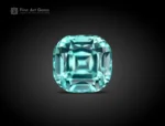 2.70 carat cushion cut seafoam green tourmaline from Afghanistan
