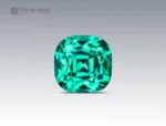 23.70 carat cushion cut lagoon tourmaline gemstone from Afghanistan
