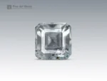 6.75 carat Asscher-cut pale blue aquamarine gemstone from Pakistan
