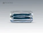 8.75 carat cushion cut Aquamarine gemstone from Pakistan with a colorless appearance