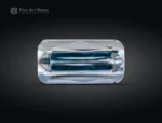 8.75 carat cushion cut Aquamarine gemstone from Pakistan with a colorless appearance